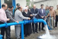 افتتاح پروژه آبرسانی روستای ماه سایه رودسر