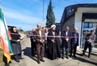 افتتاح پروژه خدماتی و عمرانی روستای طالب سرای اطاقور